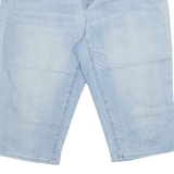 DKNY Womens Denim Shorts Blue UK 12 W36