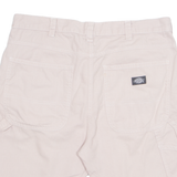 DICKIES Mens Denim Shorts Pink M W34