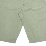 KANGOL Womens Denim Shorts Green M W34