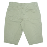 KANGOL Womens Denim Shorts Green M W34