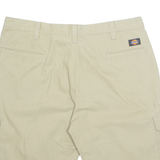 DICKIES Mens Workwear Shorts Beige Relaxed L W37