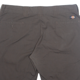 DICKIES Cut Off Mens Workwear Shorts Brown Slim 2XL W40