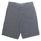 DICKIES Mens Workwear Shorts Grey Check M W30