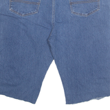 DICKIES FLEX Cut Off Mens Denim Shorts Blue 2XL W40