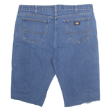 DICKIES FLEX Cut Off Mens Denim Shorts Blue 2XL W40