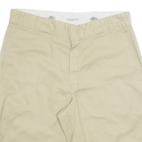 DICKIES Mens Workwear Shorts Beige Relaxed L W36