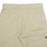 DICKIES Mens Workwear Shorts Beige Relaxed L W36