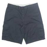 DICKIES Mens Workwear Shorts Black Loose 2XL W44