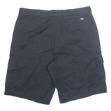 DICKIES Mens Workwear Shorts Black Loose 2XL W44