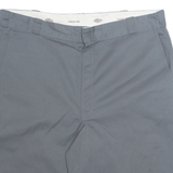 DICKIES Mens Workwear Shorts Grey Loose 2XL W42