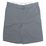 DICKIES Mens Workwear Shorts Grey Loose 2XL W42