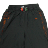 NIKE Miami Hurricanes Mens Sports Shorts Black S W26