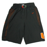 NIKE Miami Hurricanes Mens Sports Shorts Black S W26