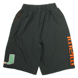 NIKE Miami Hurricanes Mens Sports Shorts Black S W26