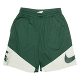 NIKE Michigan State Spartans Mens Sports Shorts Green M W30