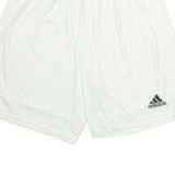 ADIDAS Mens Sports Shorts White L W30