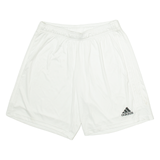 ADIDAS Mens Sports Shorts White L W30