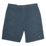 DICKIES Mens Workwear Shorts Blue XL W30