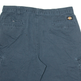 DICKIES Mens Cargo Shorts Blue XL W38