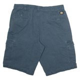 DICKIES Mens Cargo Shorts Blue XL W38