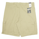 DICKIES Mens Workwear Shorts Brown Loose 2XL W50