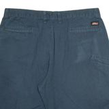 DICKIES Mens Workwear Shorts Blue L W36