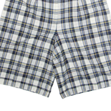 GARDEUR Mens Casual Shorts Grey Plaid L W30