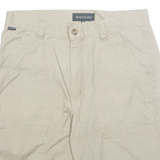 BIAGGINI Mens Workwear Shorts Beige 2XL W32