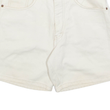 GUESS Womens Denim Shorts Cream M W30
