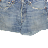 LEVI'S Cut Off Womens Denim Shorts Blue S W30