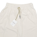 FASHION Mens Casual Shorts Cream 3XL W26