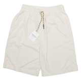 FASHION Mens Casual Shorts Cream 3XL W26