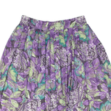 CHARLES VOGELE Womens A-Line Skirt Purple Knee Length Paisley M