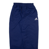 ADIDAS Mens Track Pants Blue Tapered M W28 L31