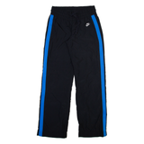 NIKE Mens Track Pants Black Straight XS W26 L29