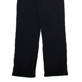 NIKE Mens Track Pants Black Straight XS W26 L29