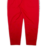 NIKE Womens Track Pants Red Tapered L W31 L26