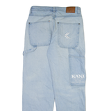 KARL KANI Carpenter Womens Jeans Blue Relaxed Straight W30 L31