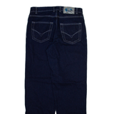 TRACK Mens Jeans Blue Regular Straight W32 L33