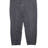 LEVI'S Big E Womens Jeans Grey Relaxed Tapered Stone Wash W25 L28