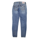 TRUE RELIGION Womens Jeans Blue Slim Tapered Stone Wash W26 L30