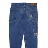 KARL KANI Womens Jeans Blue Relaxed Tapered W36 L32