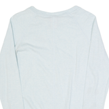 NIKE Mens T-Shirt Blue Long Sleeve XS
