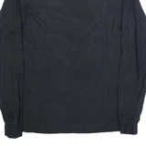 NIKE Brown Gymnastics Mens T-Shirt Black Long Sleeve USA S