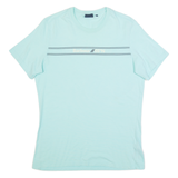 BARBOUR Mens T-Shirt Blue S