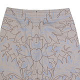 WHITE STUFF Womens Straight Skirt Grey Knee Length Floral UK 12