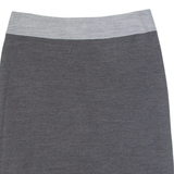 LAURA ASHLEY Womens Straight Skirt Grey Knee Length UK 12