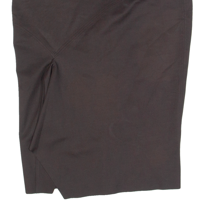 GUCCI Womens Pencil Skirt Brown Knee Length M