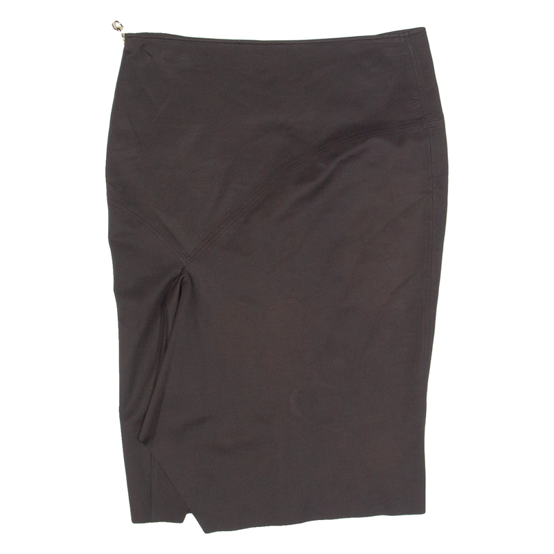 GUCCI Womens Pencil Skirt Brown Knee Length M