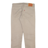 LEVI'S 511 Mens Trousers Beige Slim Straight W32 L34